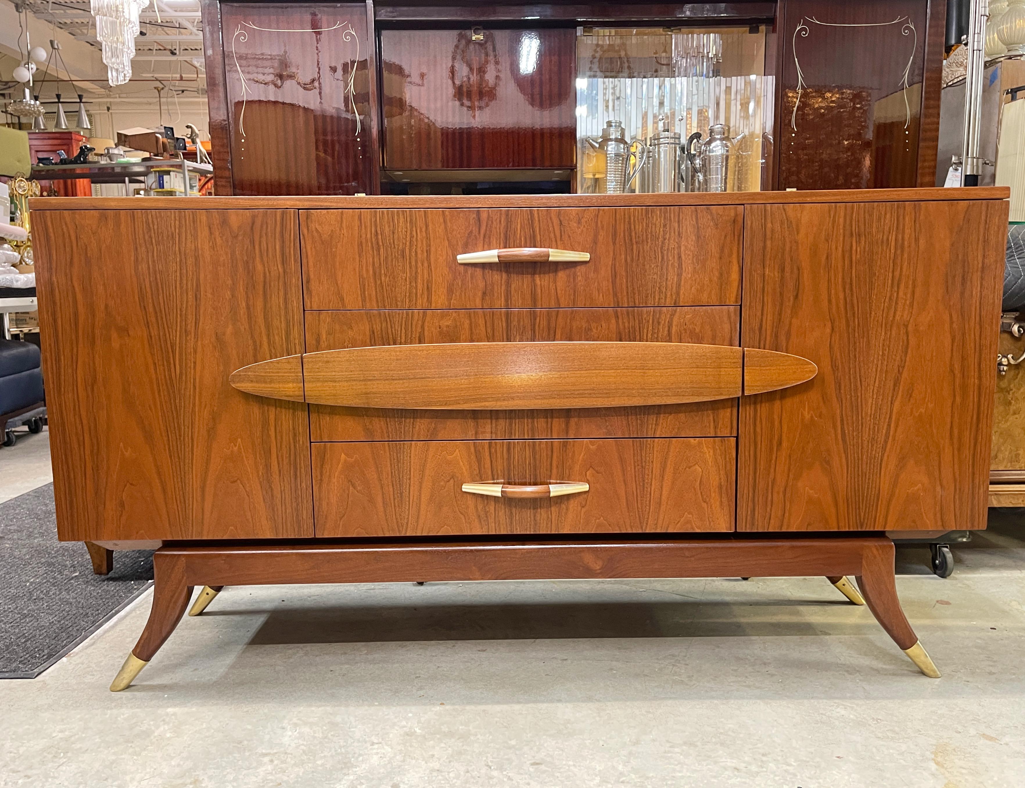 Adolfo Genovese Walnut Sideboard for F & G Handmade Furniture 1954 10