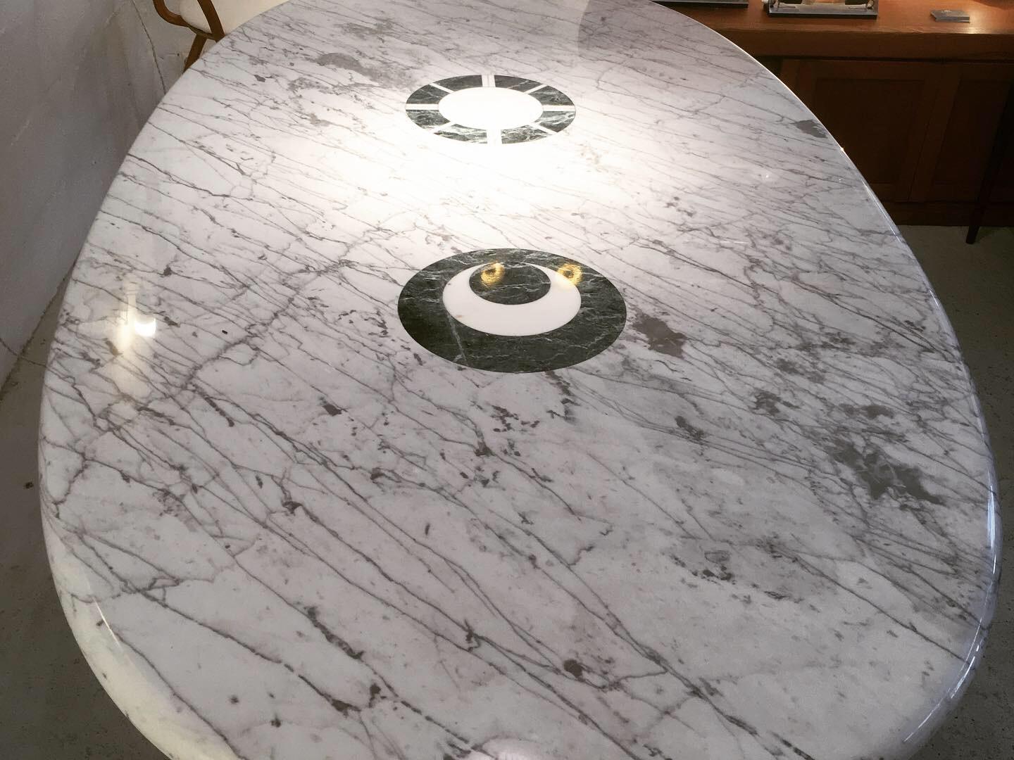 Adolfo Natalini Marble Table Sole e Luna for UP and UP, circa 1990 2