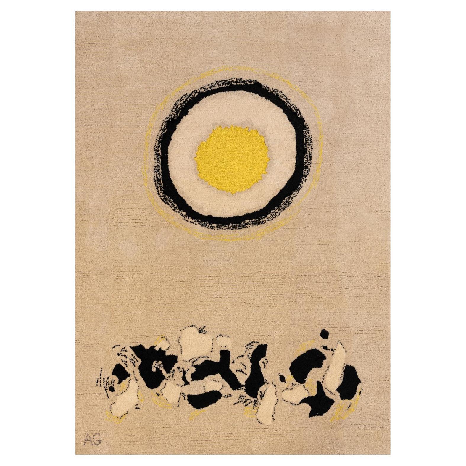 Adolph Gottlieb, Tappeto in lana annodato a mano "Senza Titolo