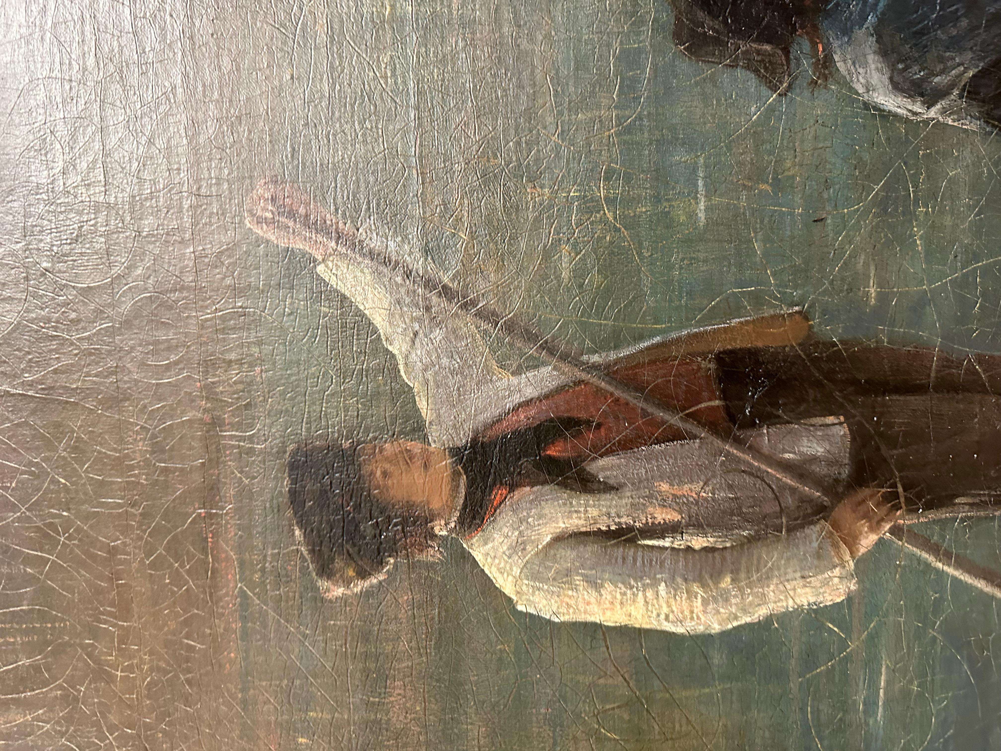 Napoleonisches Gemälde von Adolph Gustave Jundt, (Franzose, 1830-1884) (Leinwand) im Angebot