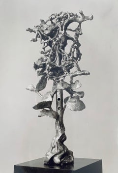 Vintage Silver Gelatin Photograph Jacques Lipchitz Bronze Sculpture Photo Signed