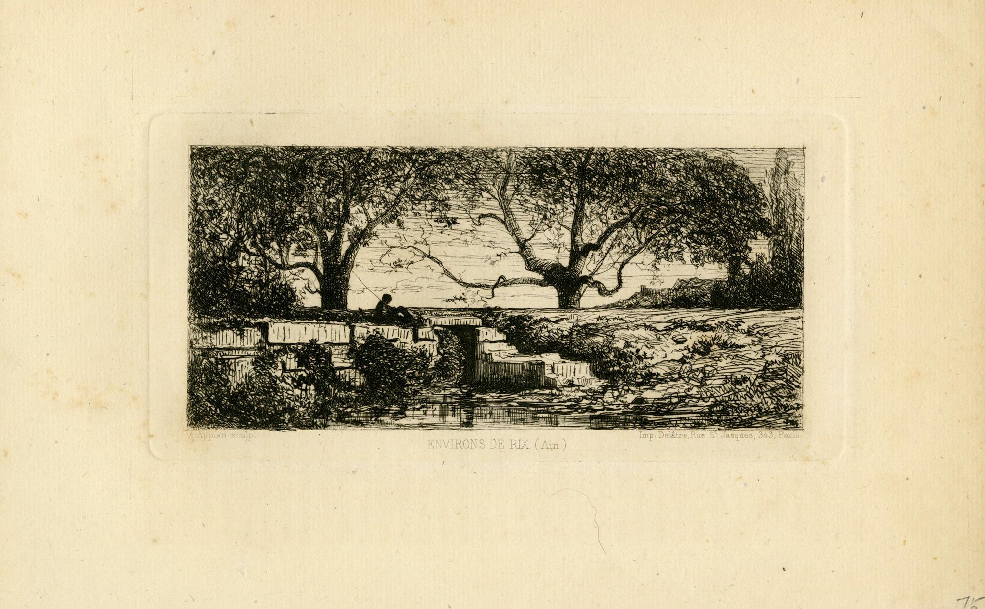Umgebung von Rix (Ain) – Print von Adolphe APPIAN
