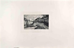 Le Village de Chanaz - Etching by Appian - 1860s