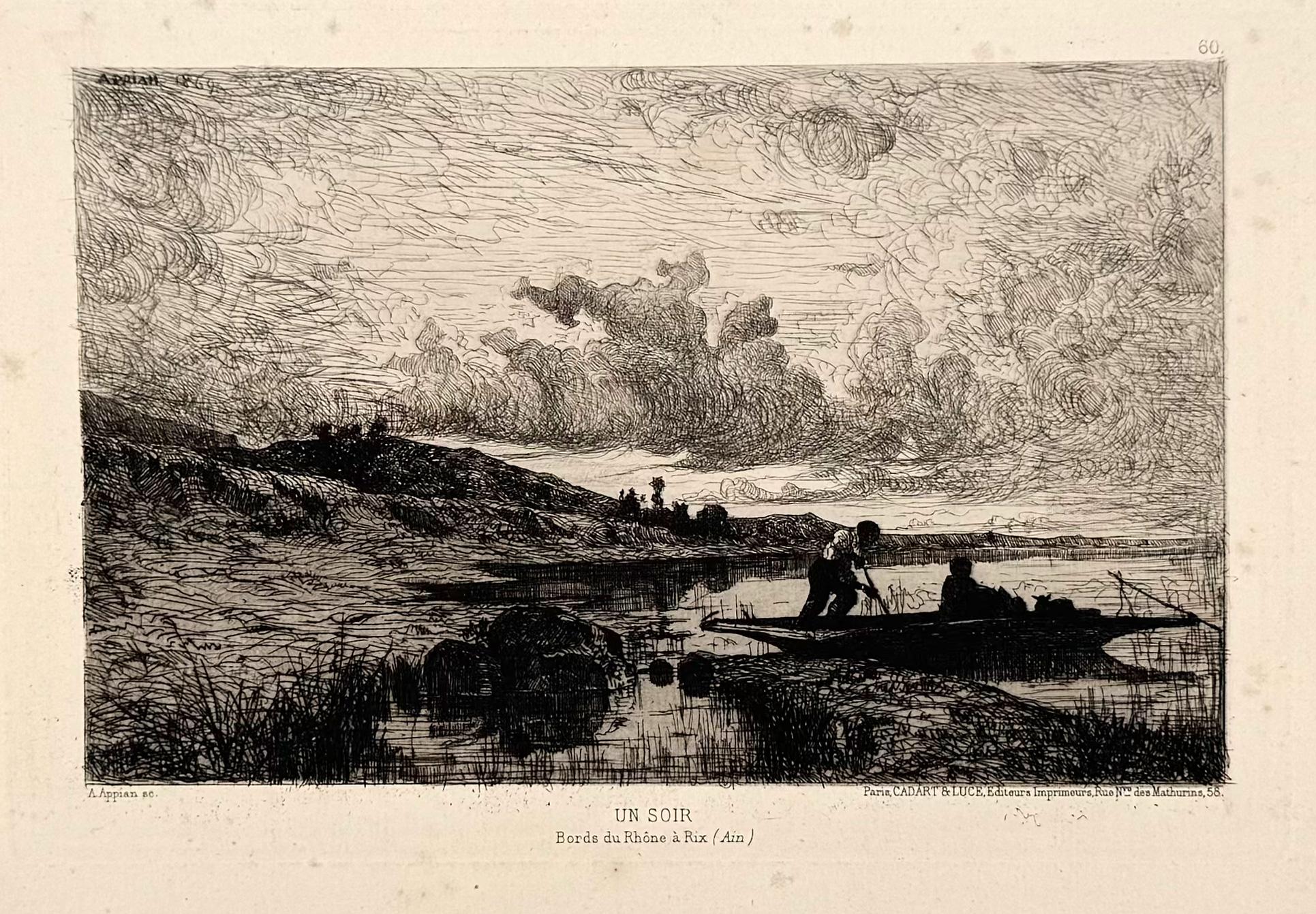 Un soir, au bord du Rhône à Rix