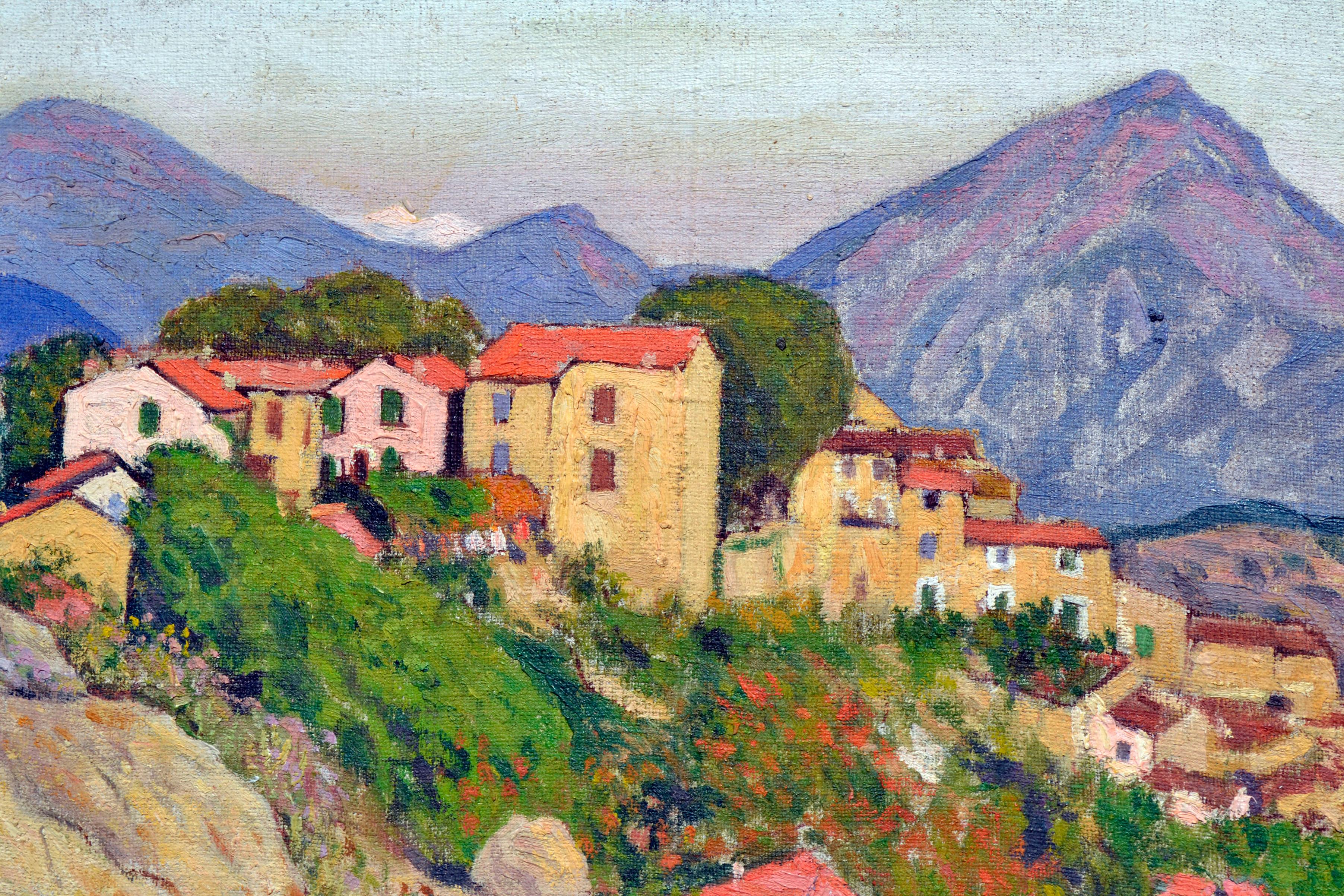 Old Village in France par Adolphe Berson 3