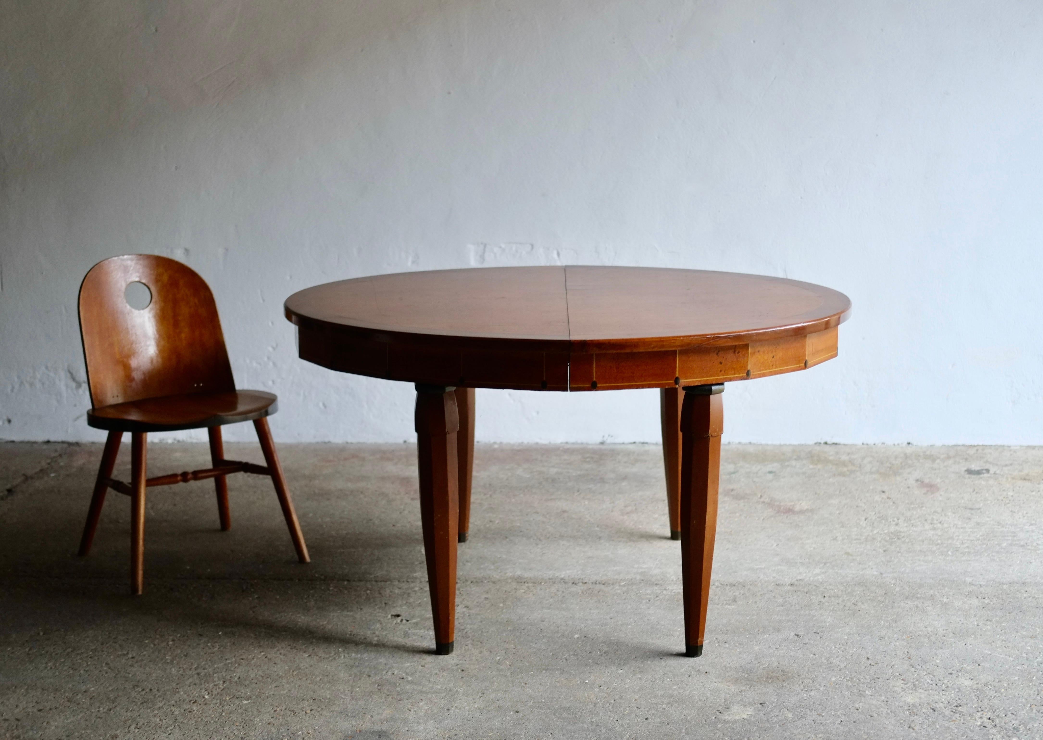 Adolphe Chanaux & Gilbert Pelletier Art Deco Dining Table, Circa 1930 1