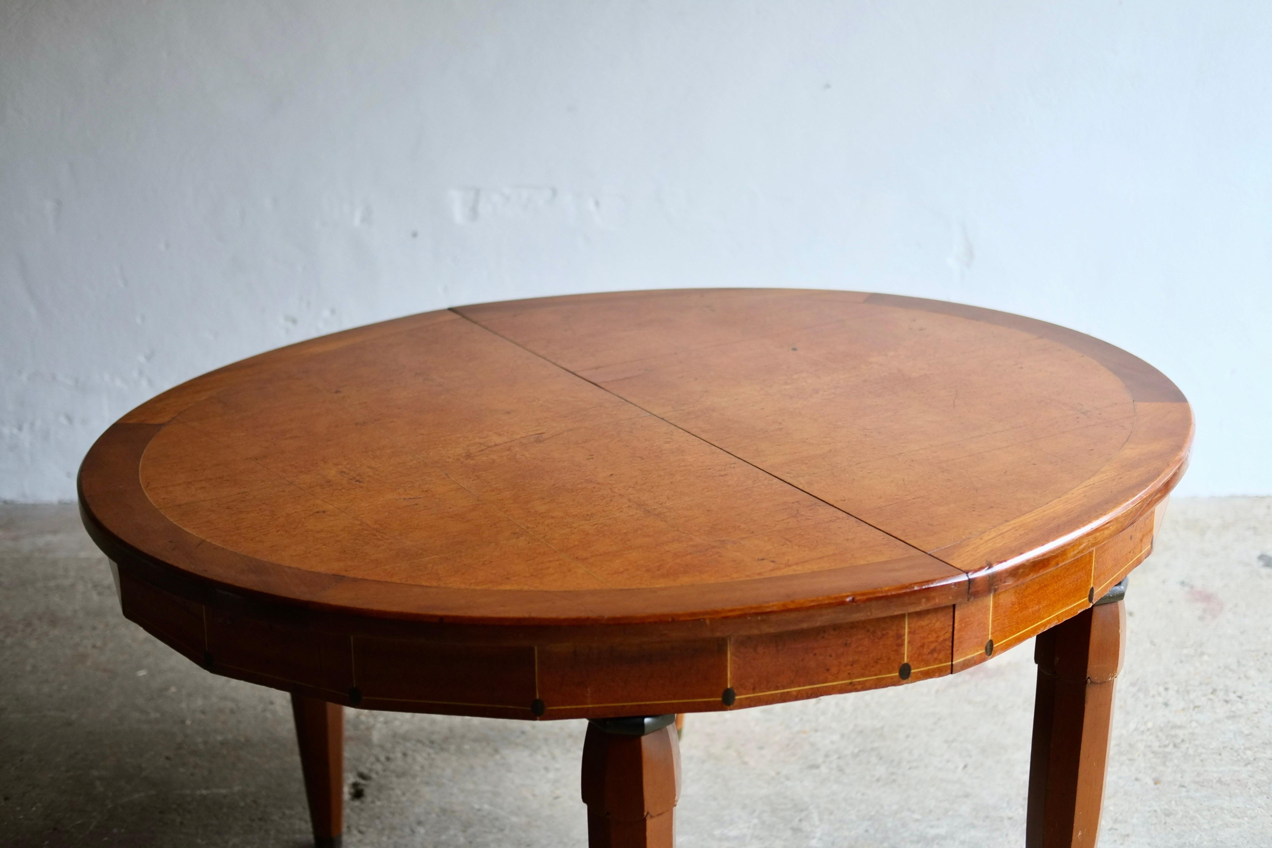 Adolphe Chanaux & Gilbert Pelletier Art Deco Dining Table, Circa 1930 For Sale 3