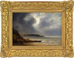 Adolphe-Hippolyte Couveley, Coastal Scene Near Boulogne