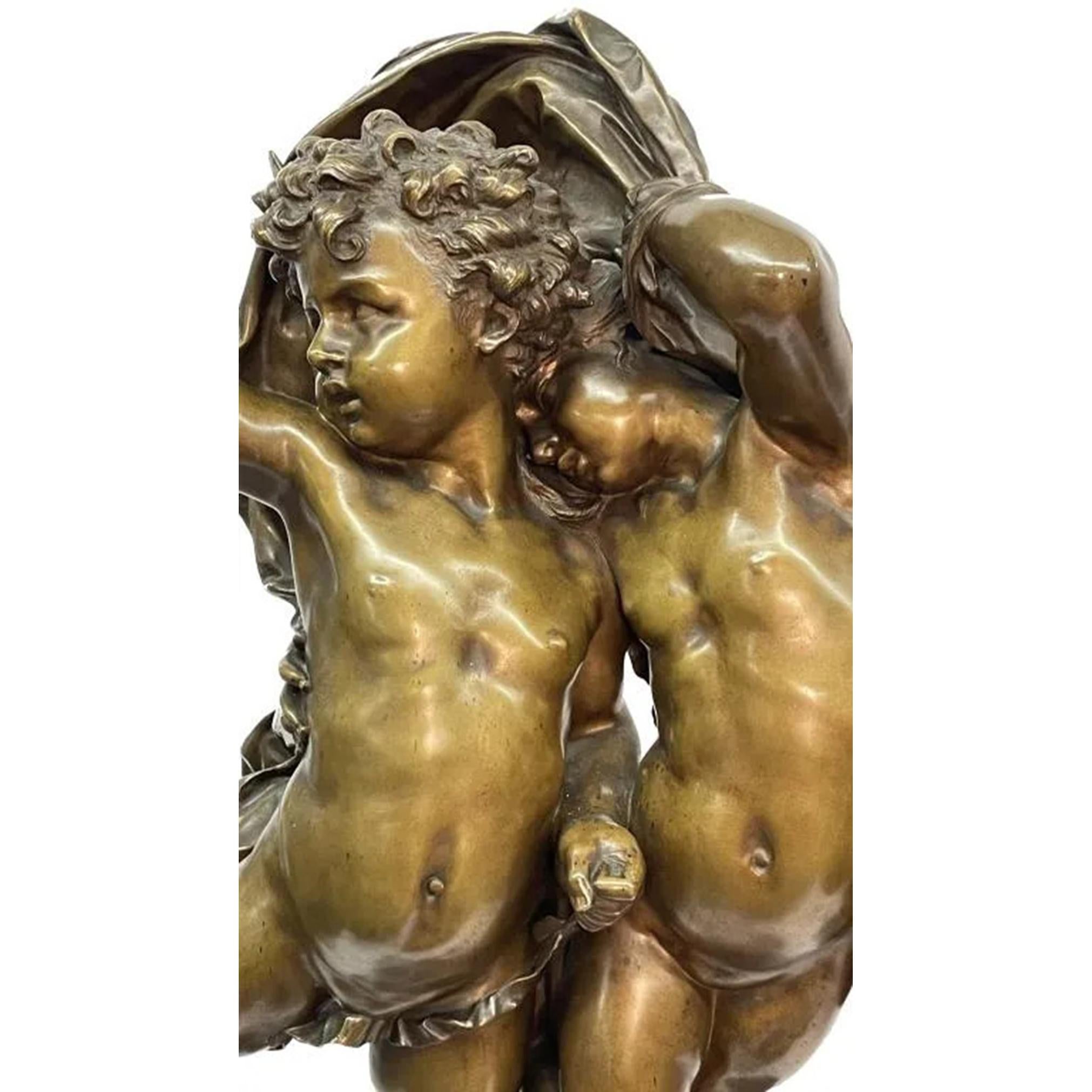 Bronzefigurenstatue „The Winning Love“ von Adolphe Itasse  Nach einem Modell nach einem Modell  im Angebot 2