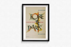1957 poster originale di A&M. Cassandre per la Foire de Paris