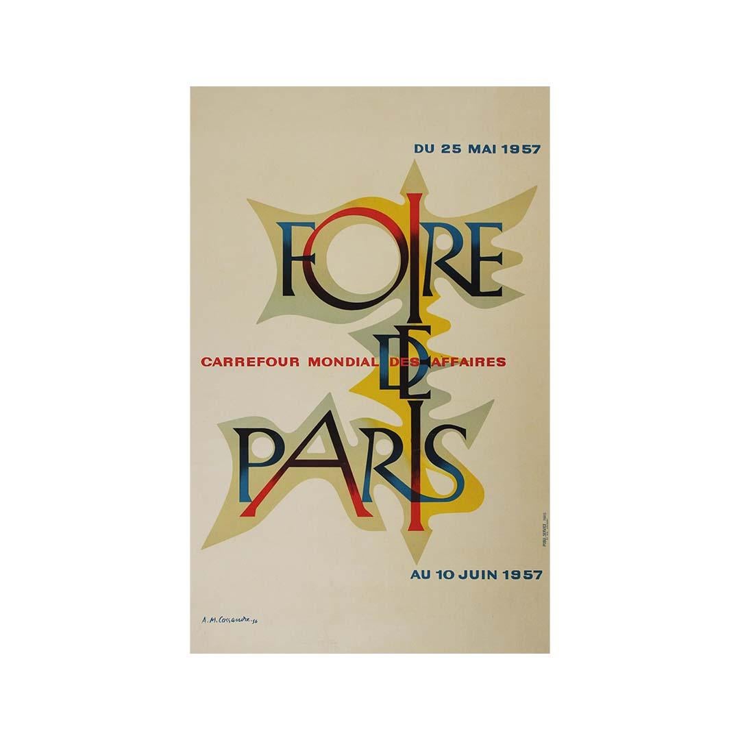 The 1957 original poster by A.M. Cassandre for the 