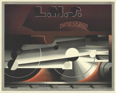 A.M. Cassandre „L.M.S. Best way“ 1985- Lithographie von Cassandre