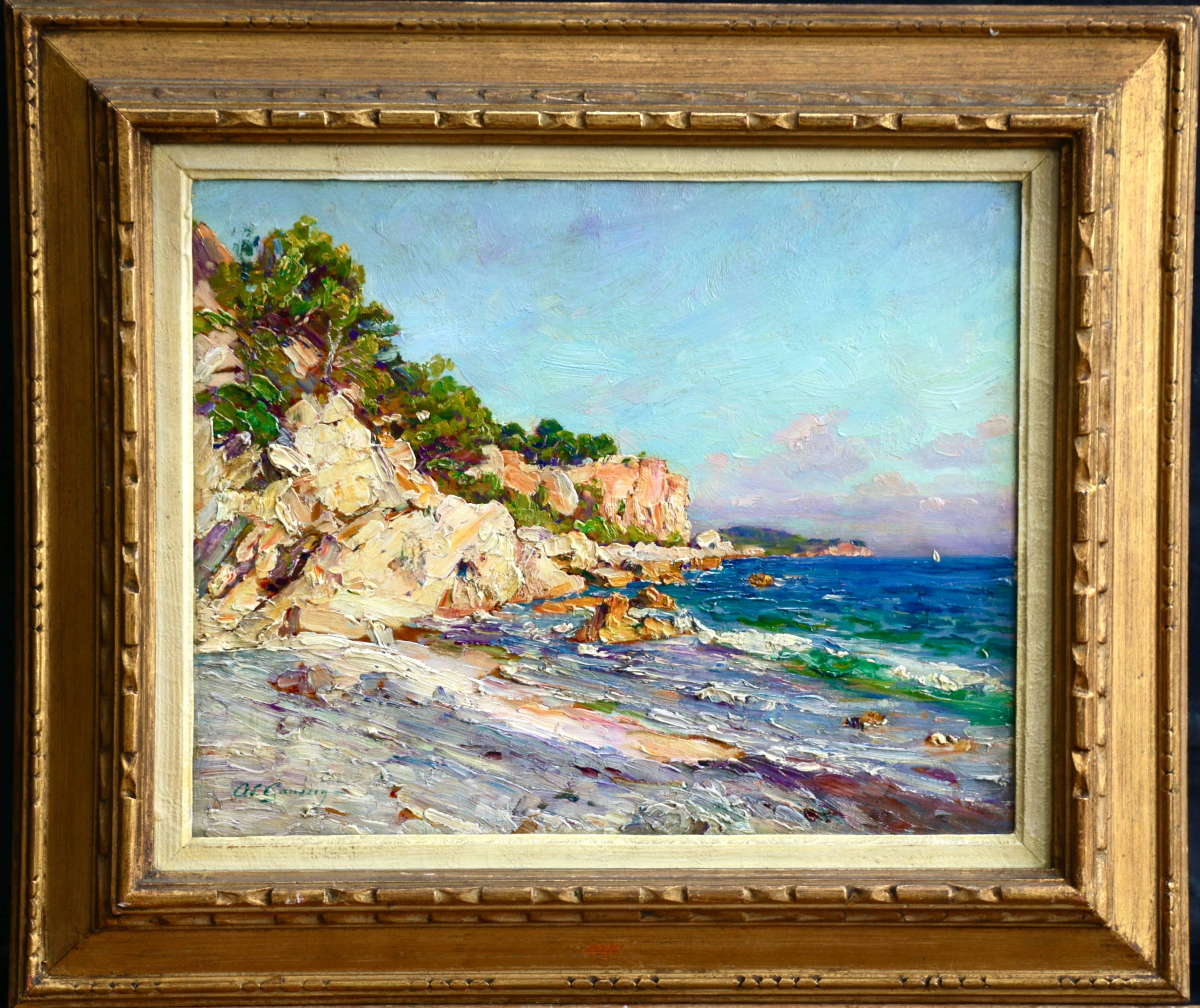 Le Cap Brun - Toulon - Painting by Adolphe Louis Gaussen