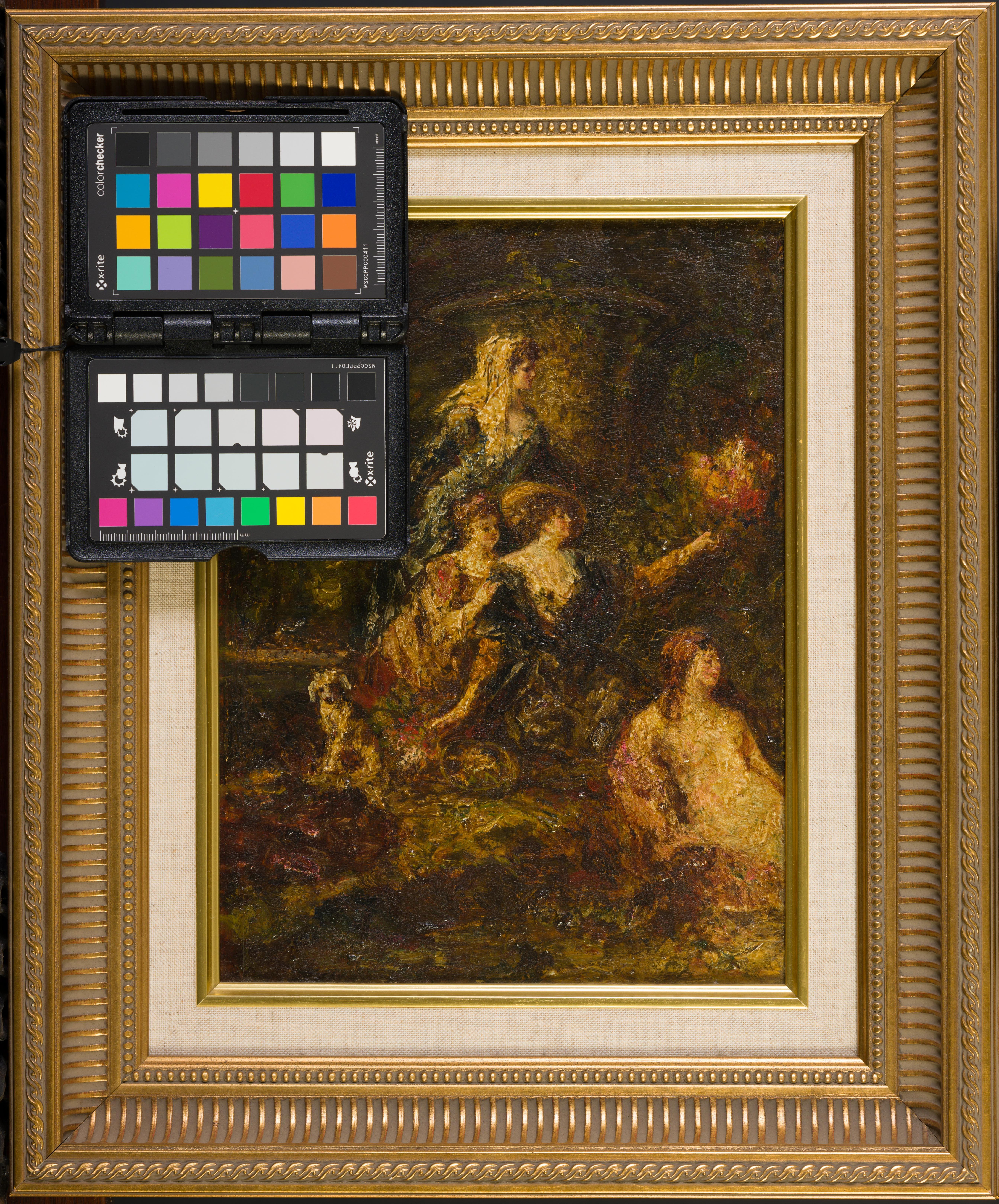 Fiesta Galante - Painting de Adolphe Monticelli