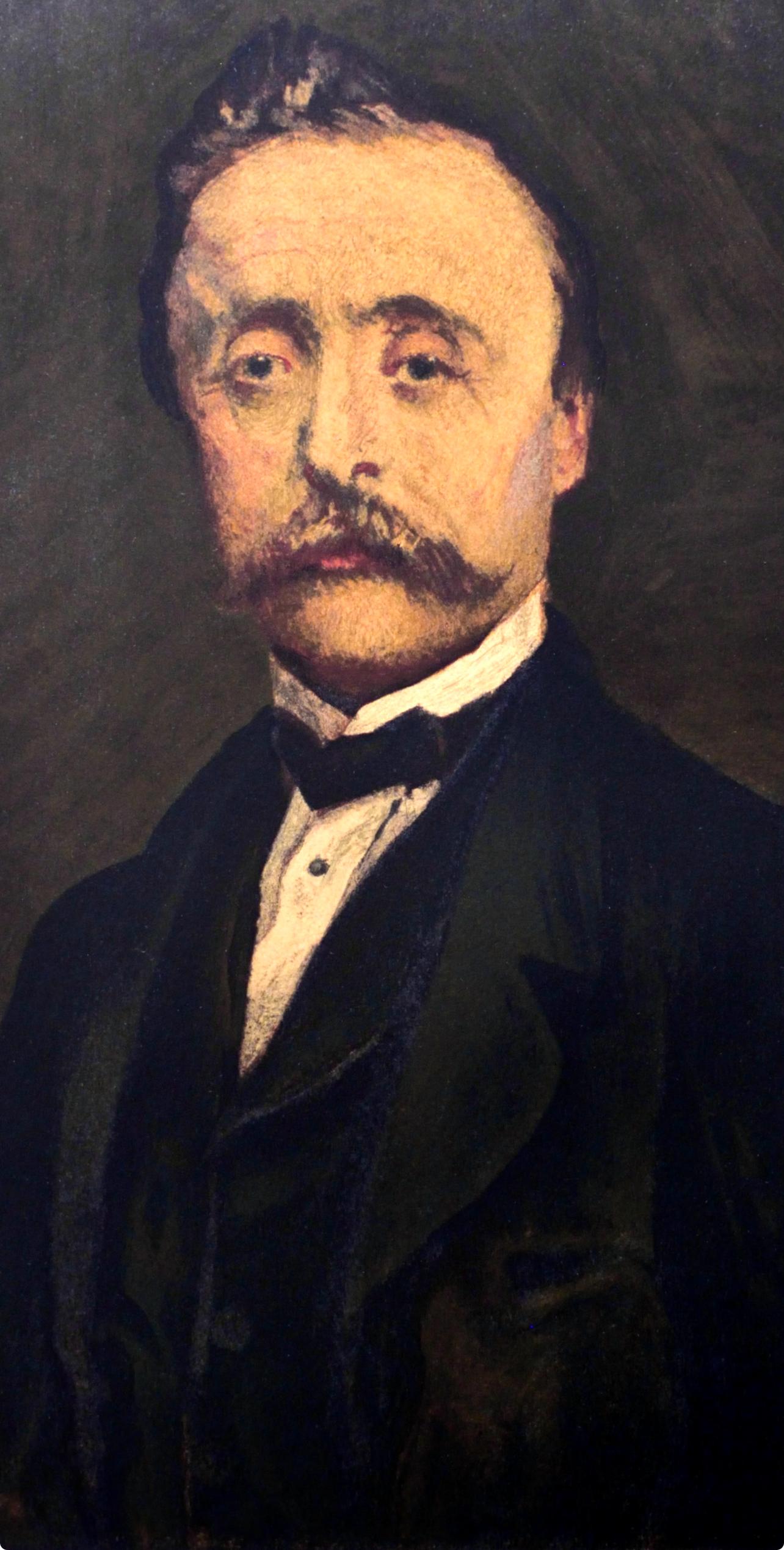 Monticelli, Portrait du Maitre M.L., Les Réalistes Lyriques  (nach) – Print von Adolphe Monticelli
