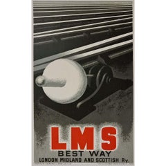 1928 Poster – “LMS Best Way” by Cassandre - Art Deco