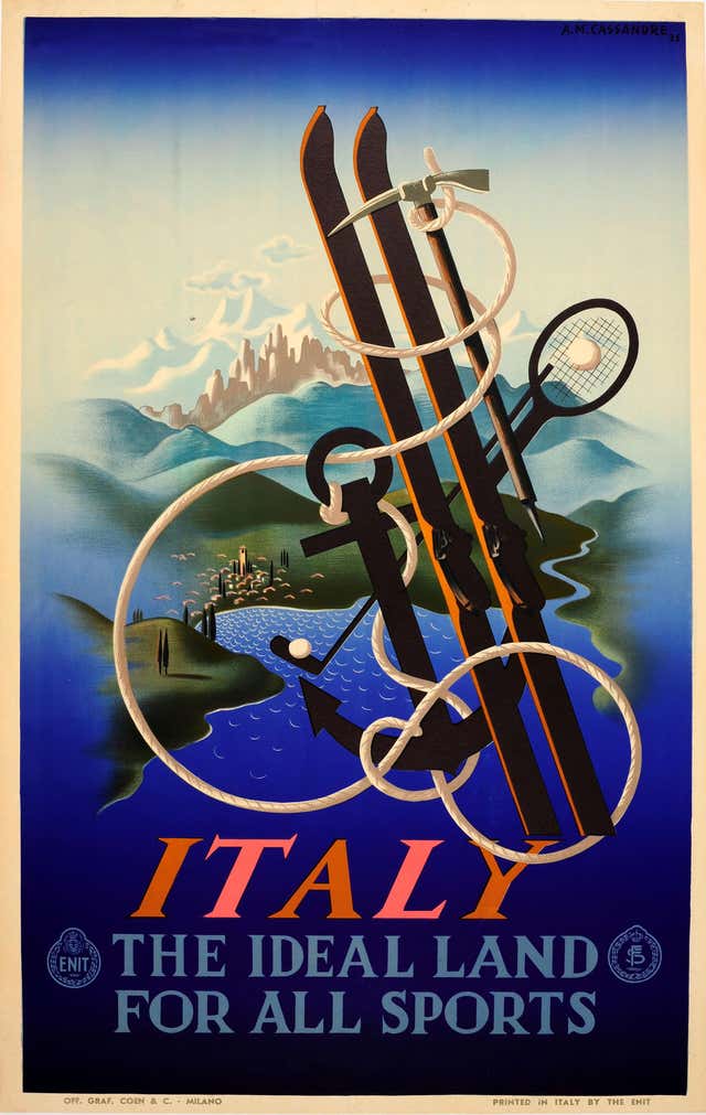 Andre Daude - Large Original Vintage 1920s Art Deco Advertising Poster