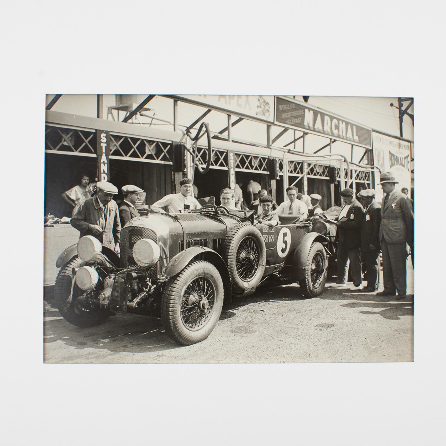 Car Race in France, 1920, Silver Gelatin Black and White Photography, Framed 4