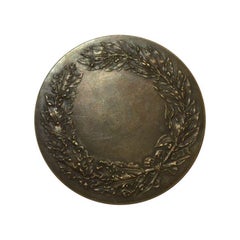 Medaglia di bronzo di Adolphe Rivet, 1900 circa