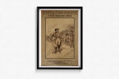1918 original poster by Adolphe Willette, for the Banque de l'Union Parisienne