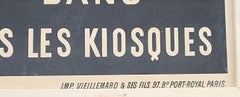 Le Courrier Français Illustré / Dans Tous Les Kiosques, Art Nouveau Lithograph