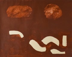 "Untitled, " Adolph Gottlieb, Red Abstract Expressionism