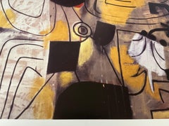 Figurations of Clangor Offset Print, Abstract Expressionist, Unframed