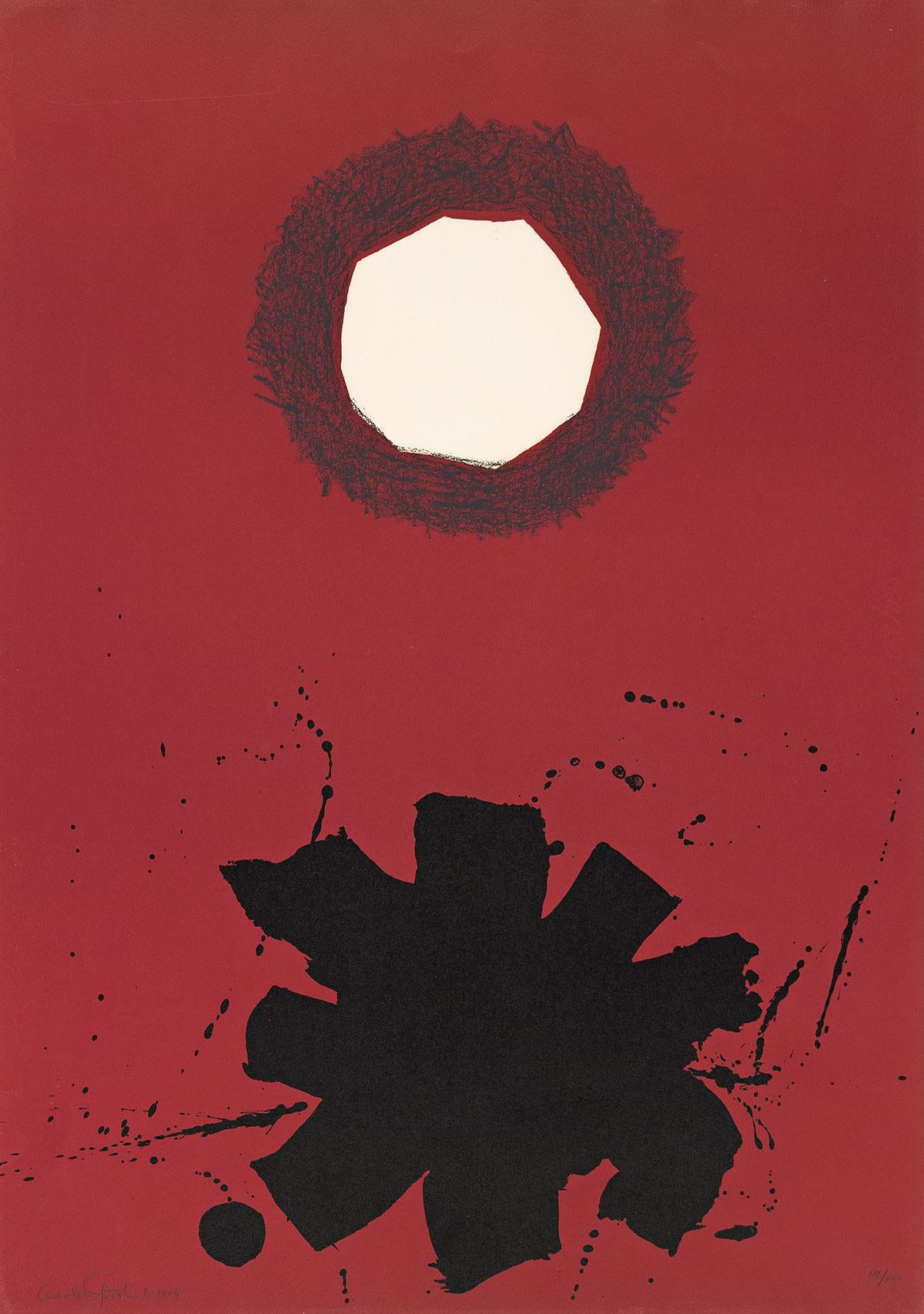 Adolph Gottlieb Abstract Print – Leuchtfeuer