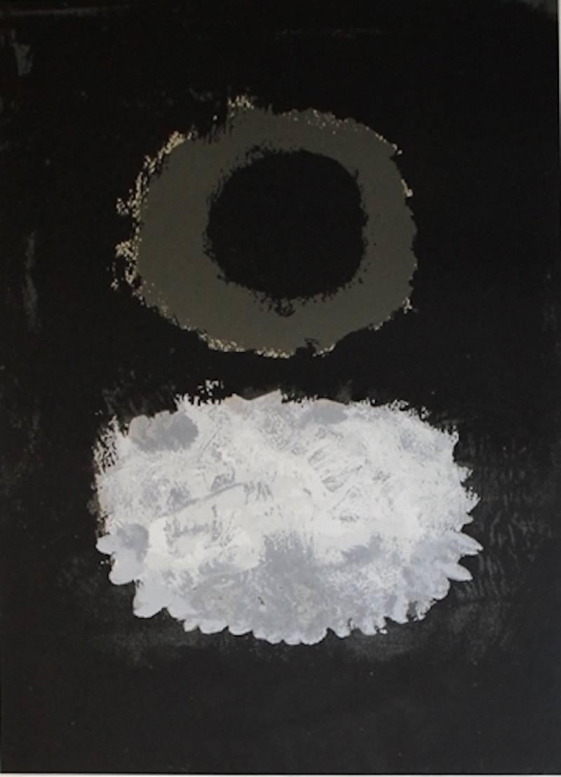 Black Field - Abstract Expressionist Print by Adolph Gottlieb