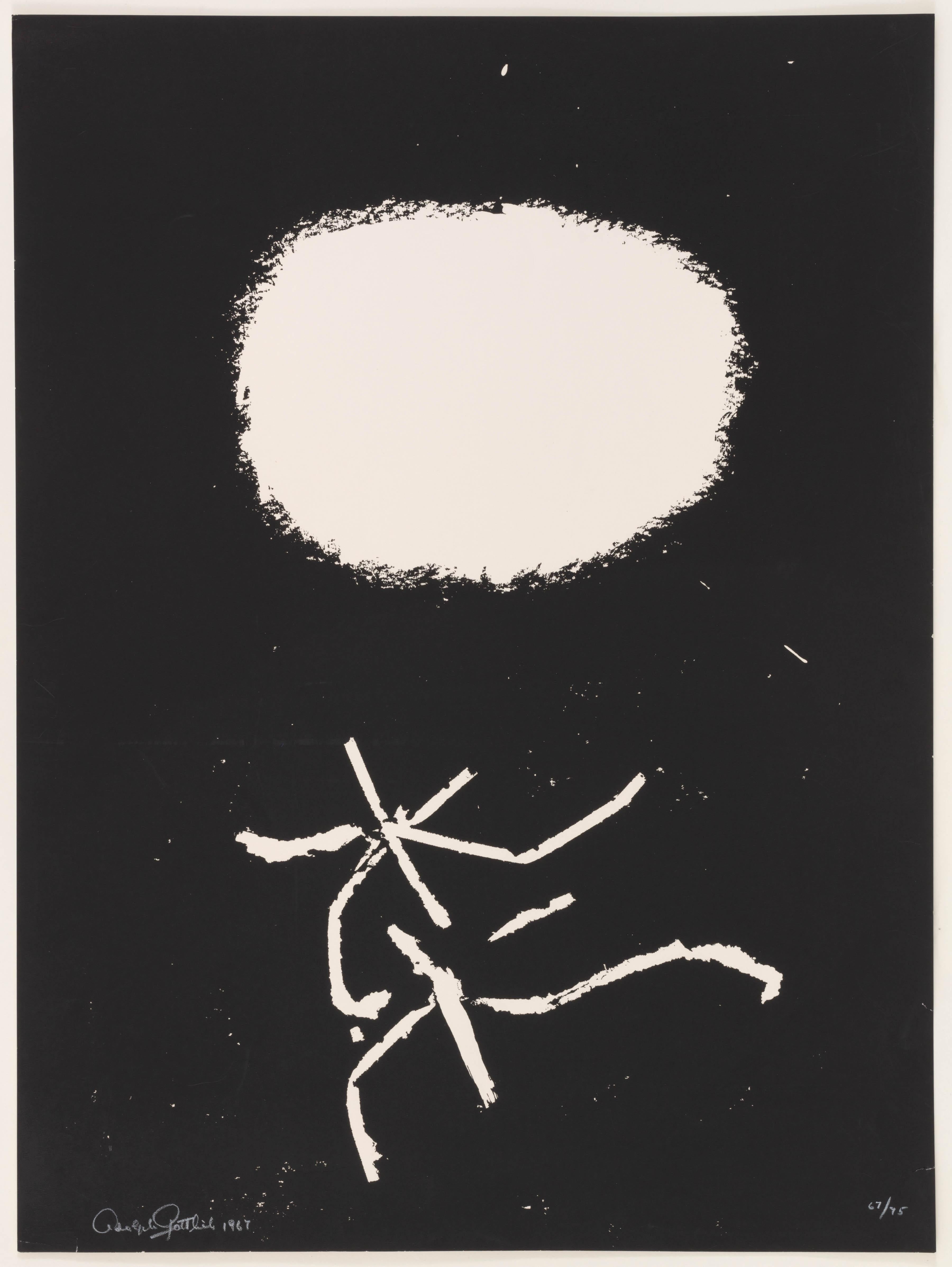 Flying Lines - Print by Adolph Gottlieb