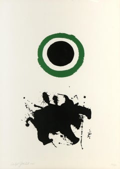 Halo, Abstract Expressionist Sillkscreen by Adolph Gottlieb 1966