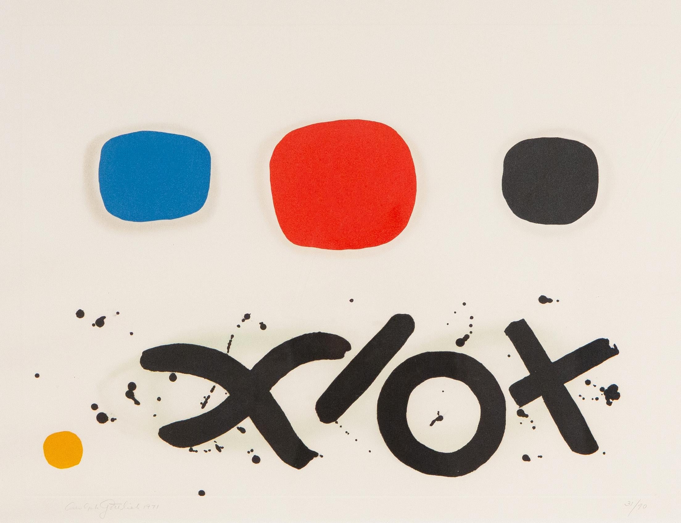 Imaginary Landscape I - Abstract Print by Adolph Gottlieb