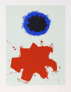 Peace, Abstract Expressionist Silkscreen by Adolph Gottlieb 1970
