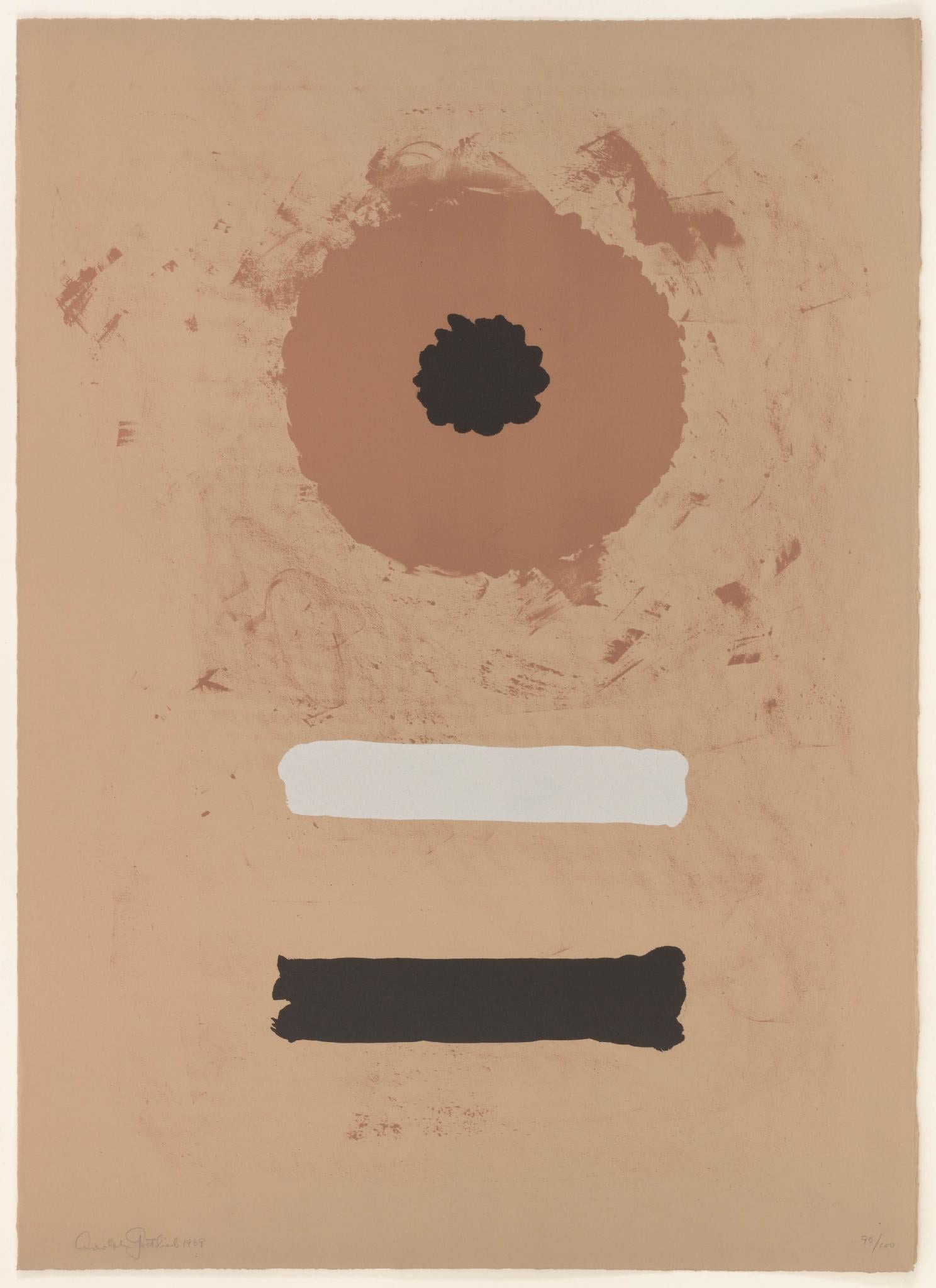 Adolph Gottlieb Abstract Print - Two Bars