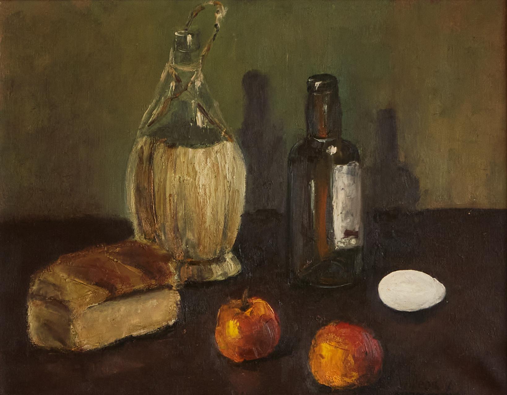 Adolphus (Adolphe) Seraphinus Willems 'Stillleben mit Bier' Öl auf Leinwand Belgien Anfang 20.

Dies ist ein wunderbares Gemälde des flämischen Künstlers Adolphe Willems (1866-1953). Ein sehr 