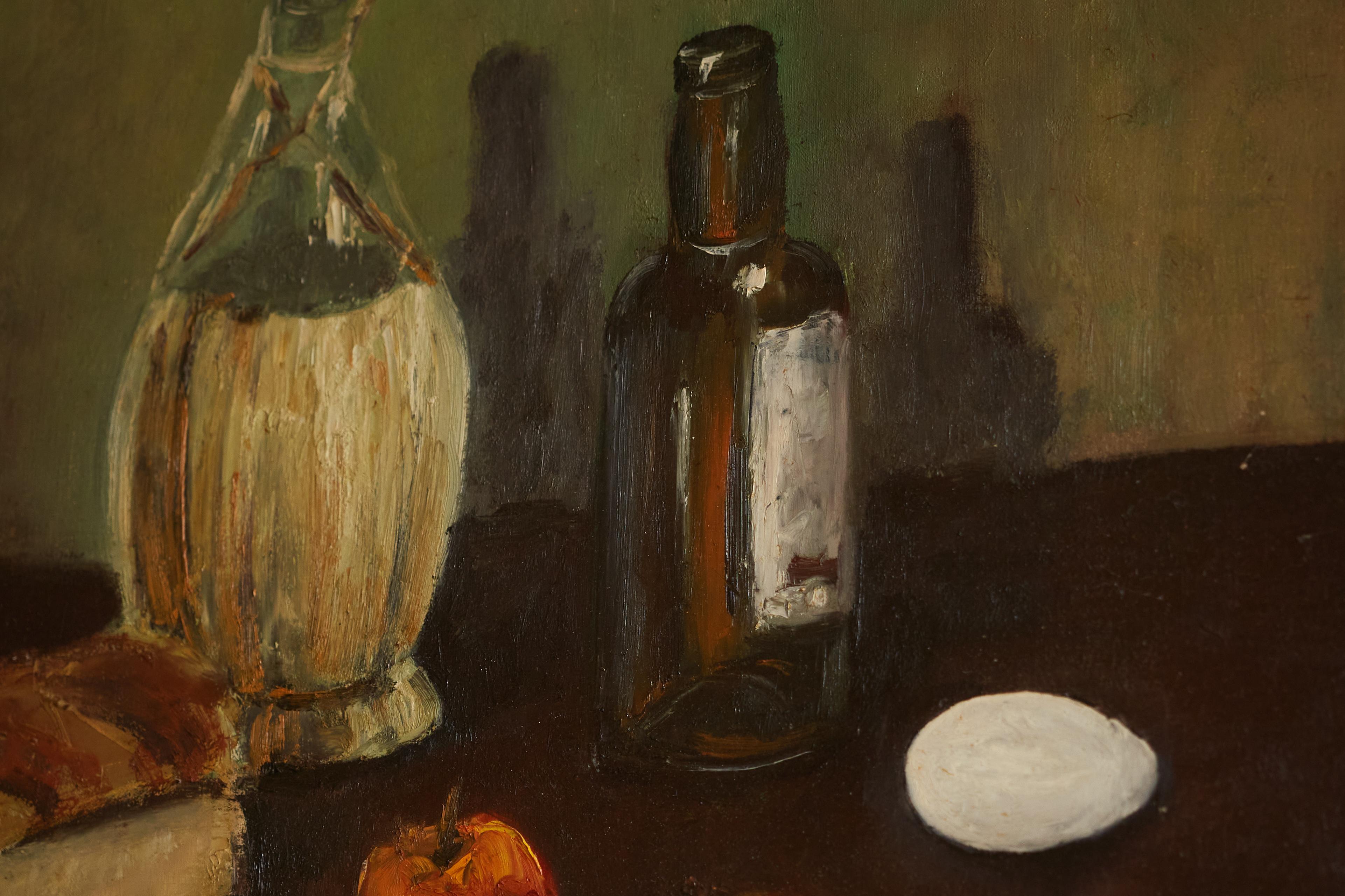 Adolphus (Adolphe) Seraphinus Willems 'Stillleben mit Bier' Öl auf Leinwand (Farbe) im Angebot