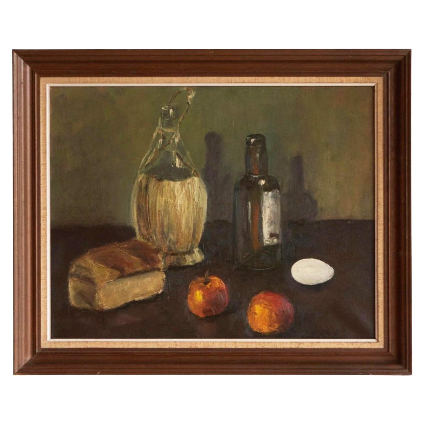 Adolphus (Adolphe) Seraphinus Willems 'Stillleben mit Bier' Öl auf Leinwand im Angebot