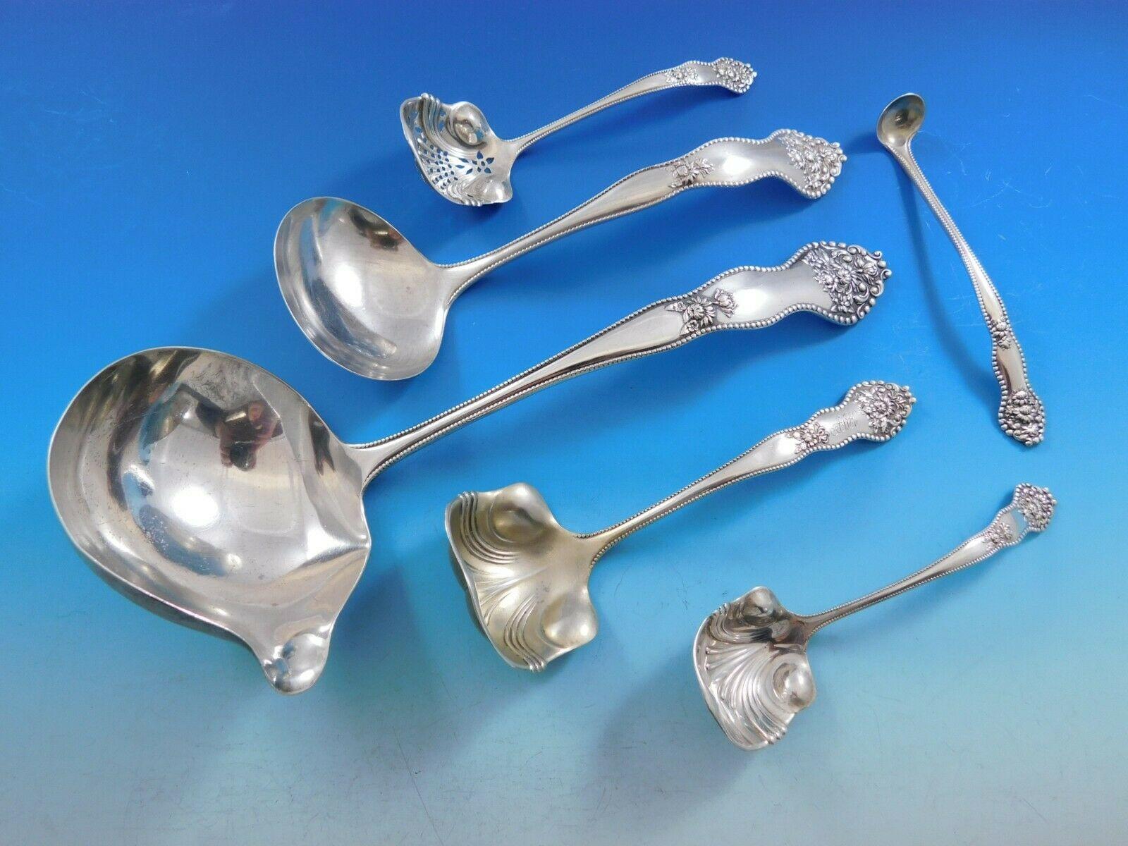 Adolphus by Mount Vernon Sterling Silver Flatware Service Set 195 Pc Art Nouveau 6