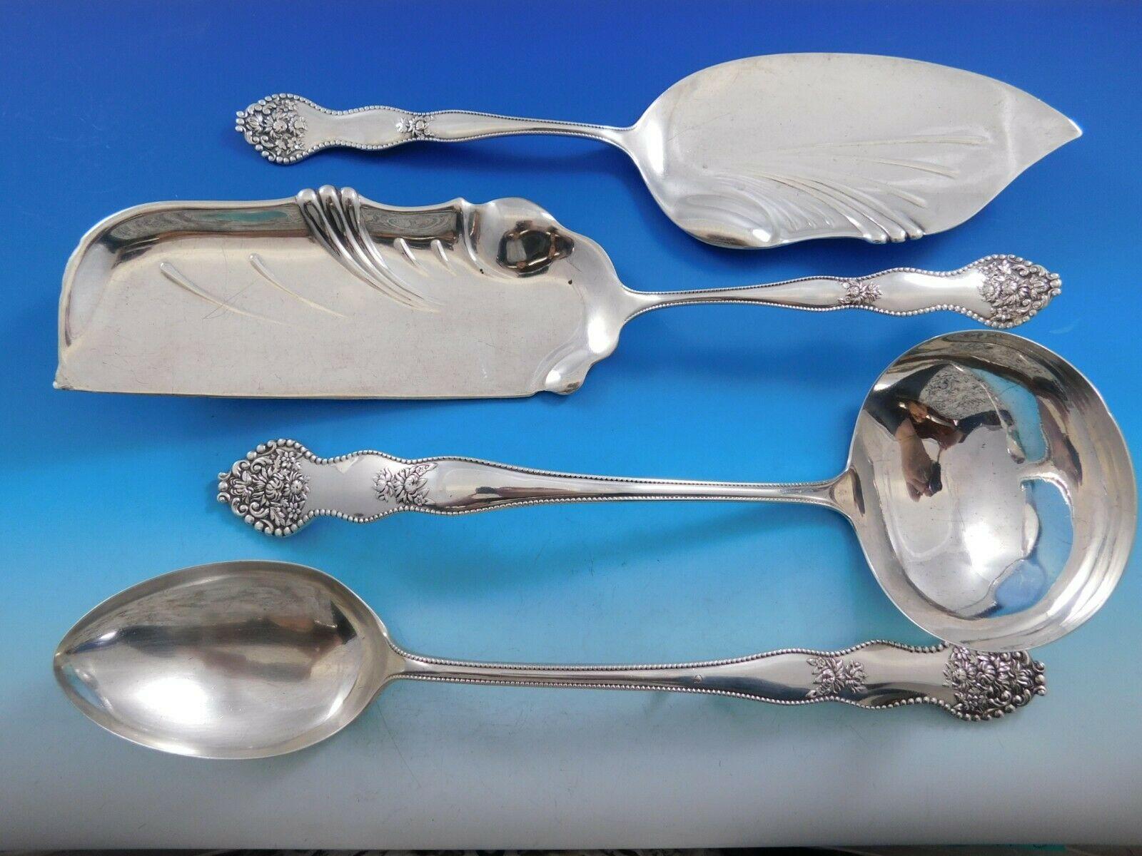 Adolphus by Mount Vernon Sterling Silver Flatware Service Set 195 Pc Art Nouveau 7