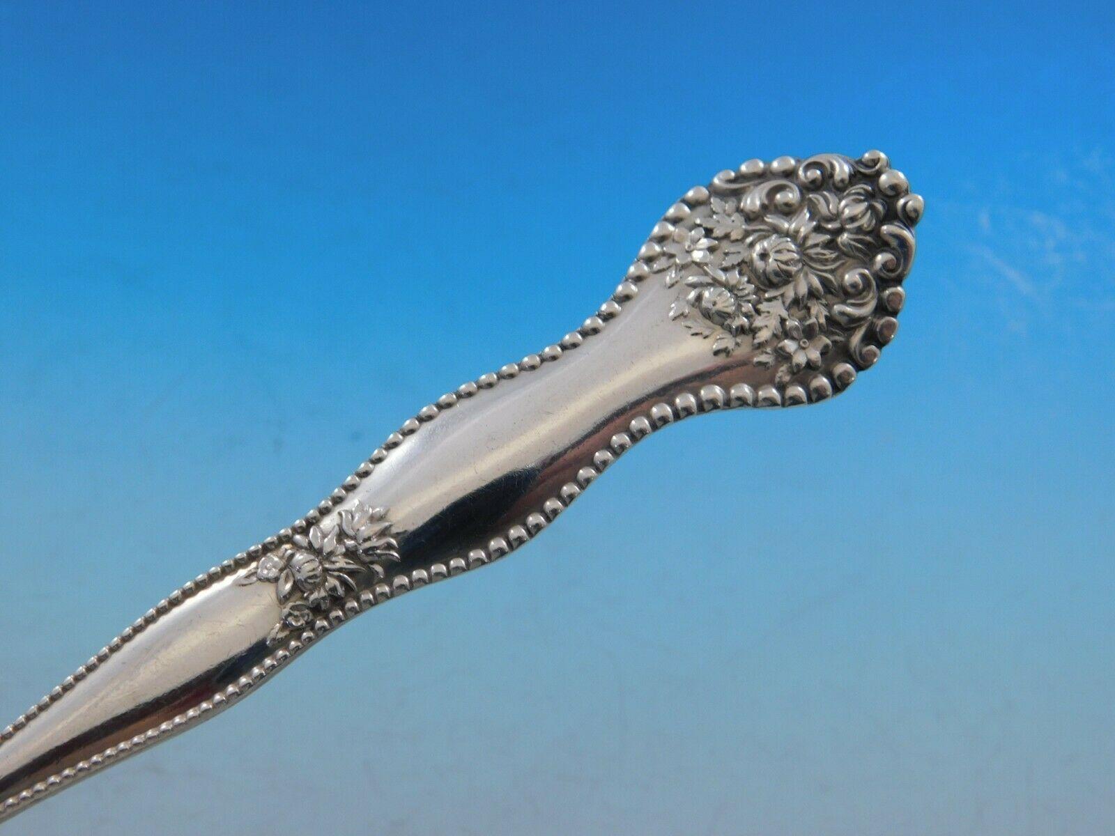 Adolphus by Mount Vernon Sterling Silver Flatware Service Set 195 Pc Art Nouveau In Excellent Condition In Big Bend, WI