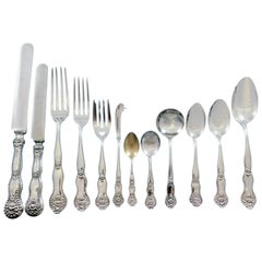 Vintage Adolphus by Mount Vernon Sterling Silver Flatware Service Set 195 Pc Art Nouveau