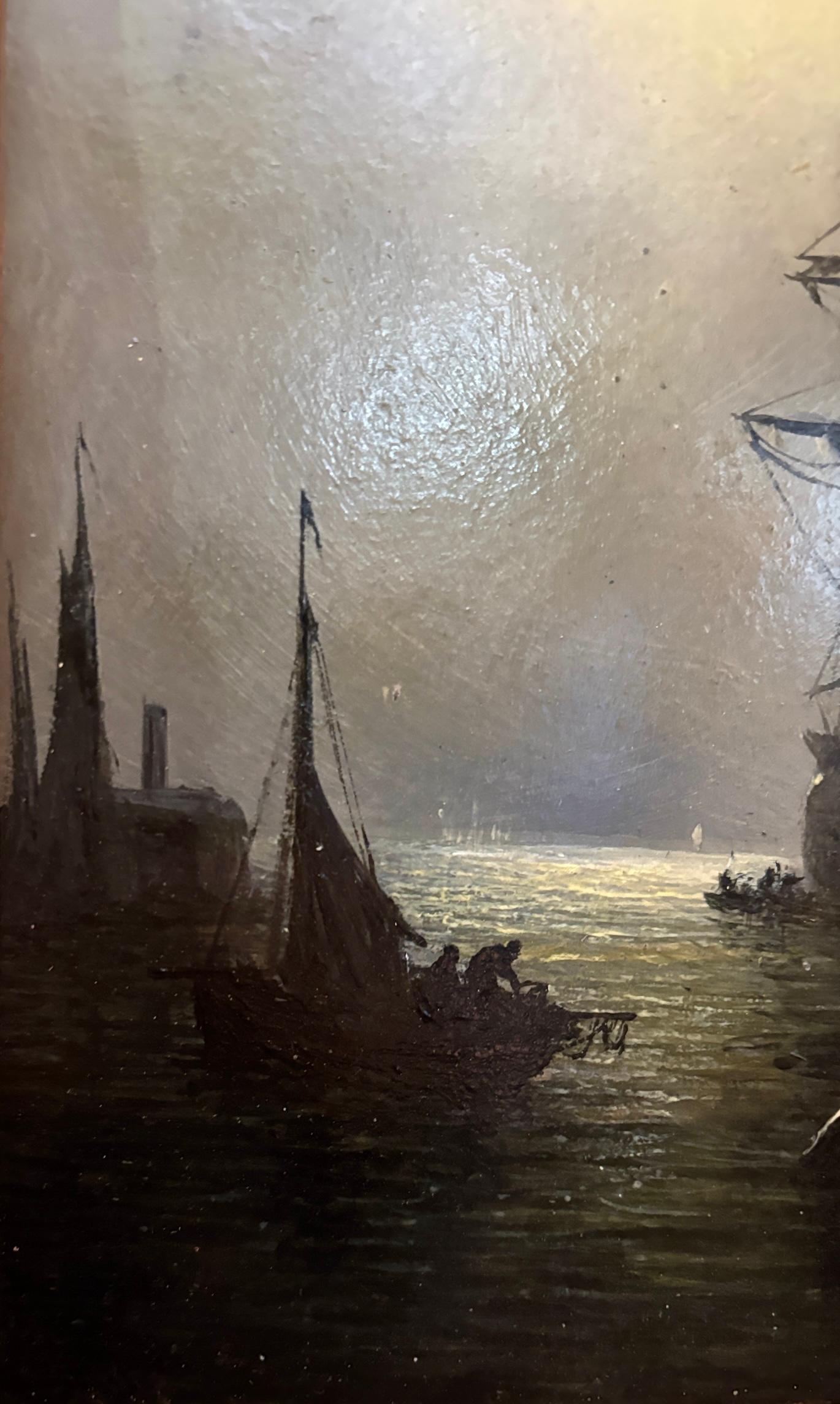 19e siècle anglais, Expédition au clair de lune en vente 1