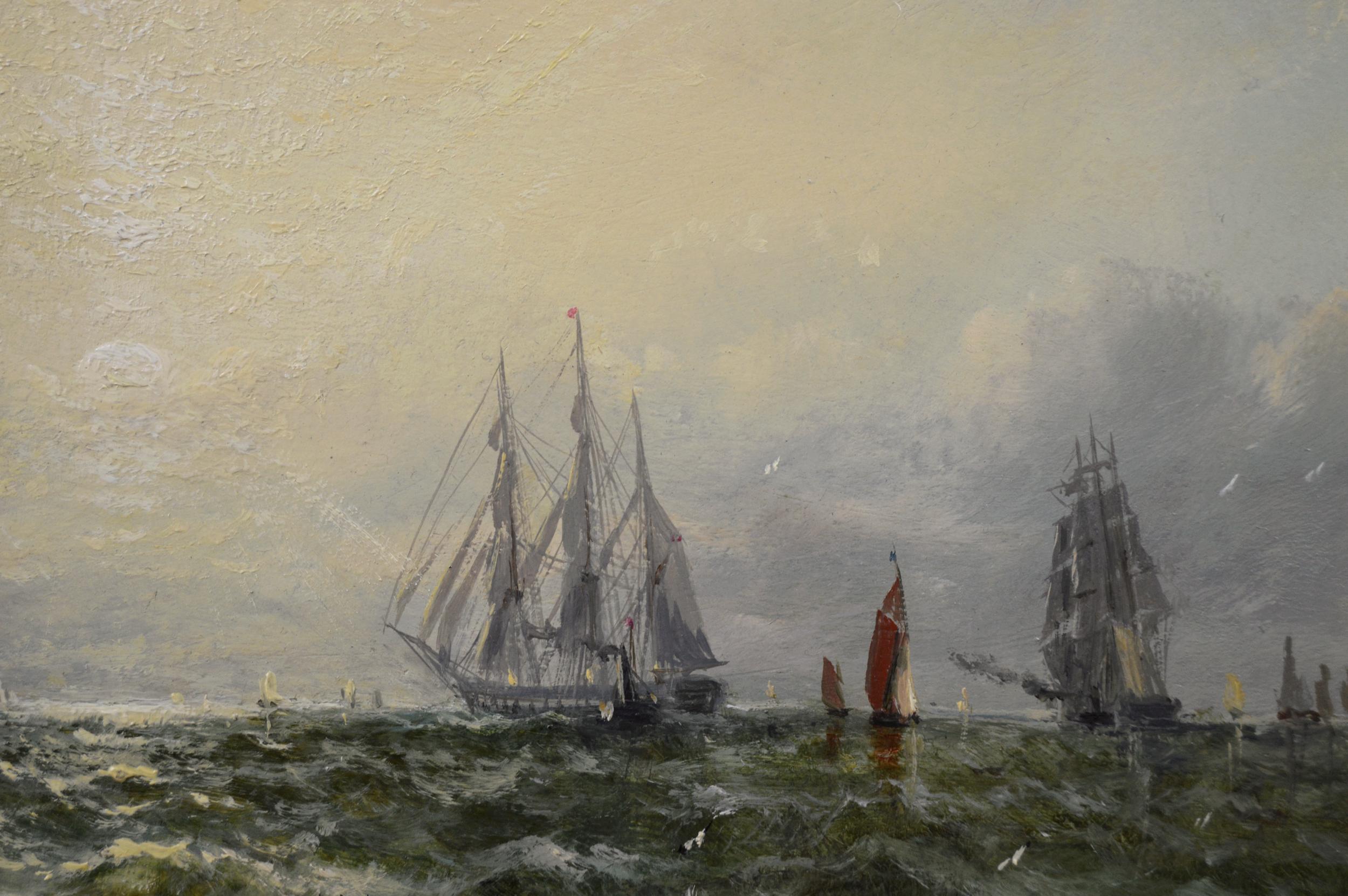 ship oil painting