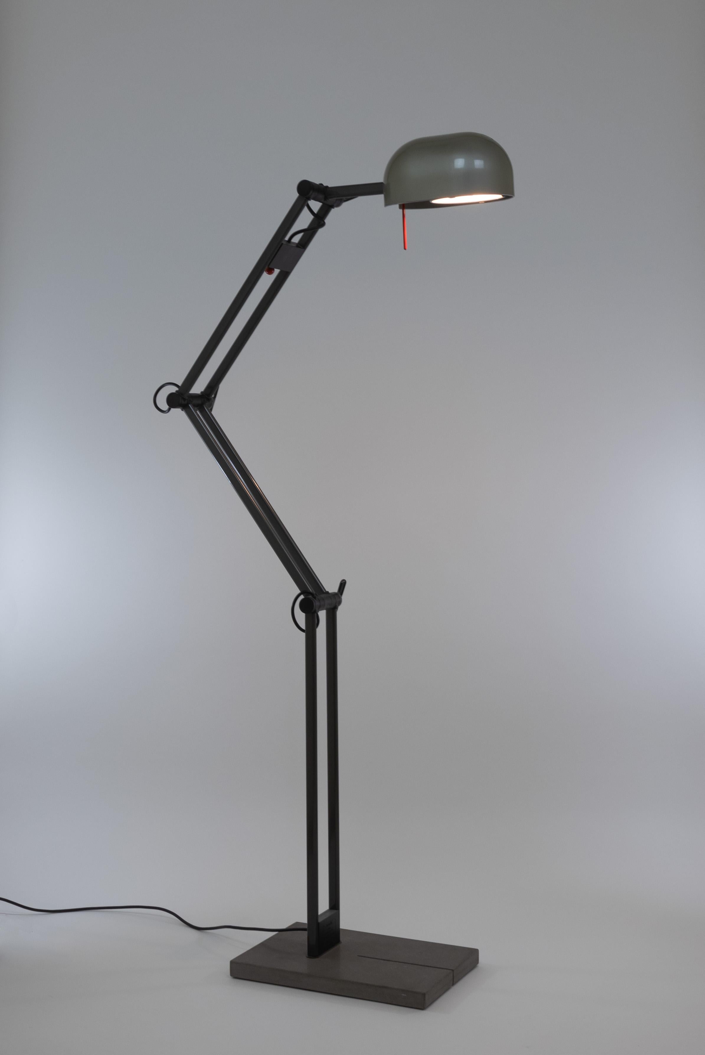 Space Age Adone Floor Lamp by C.P. & P.R. Associati for Artemide, 1980s For Sale
