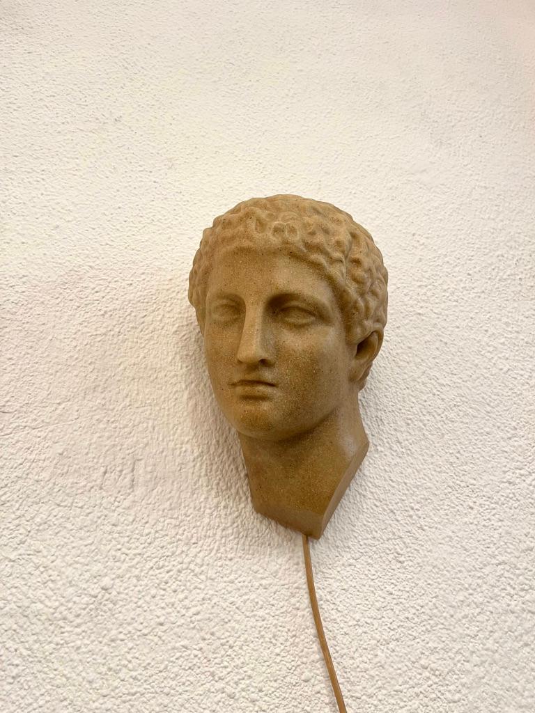 Lámpara de pared Adonis de André Cazenave, Francia ca. 1970s Fibra de vidrio en venta