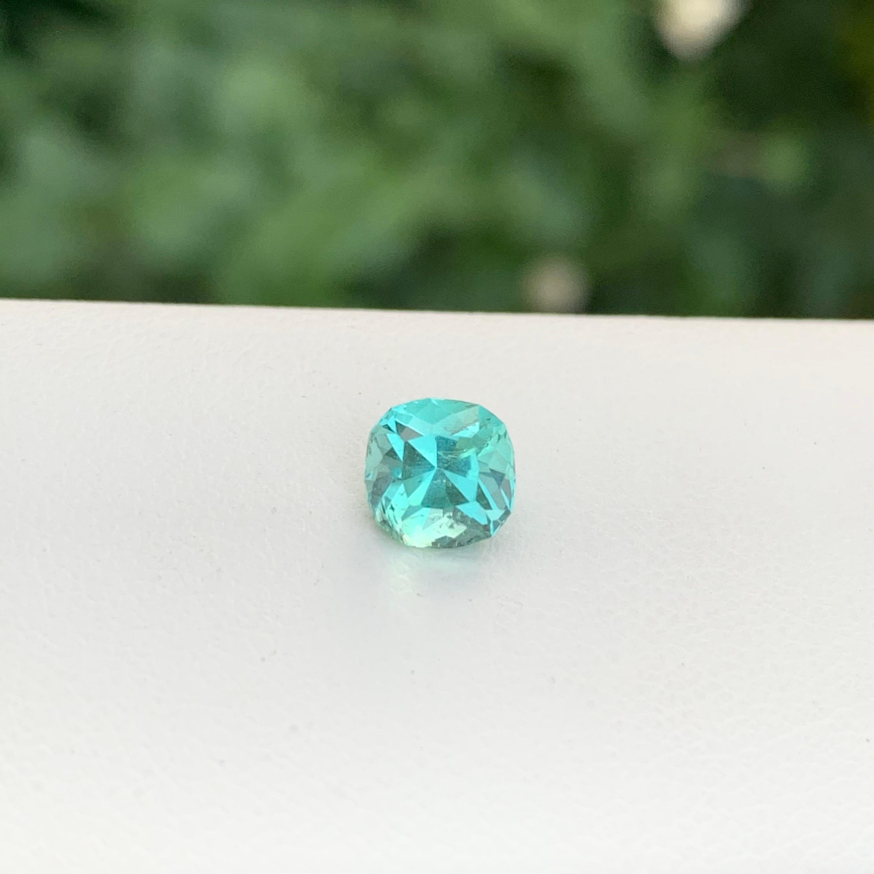 Adorable tourmaline naturelle en forme de coussin de 1,20 carat en vente 4