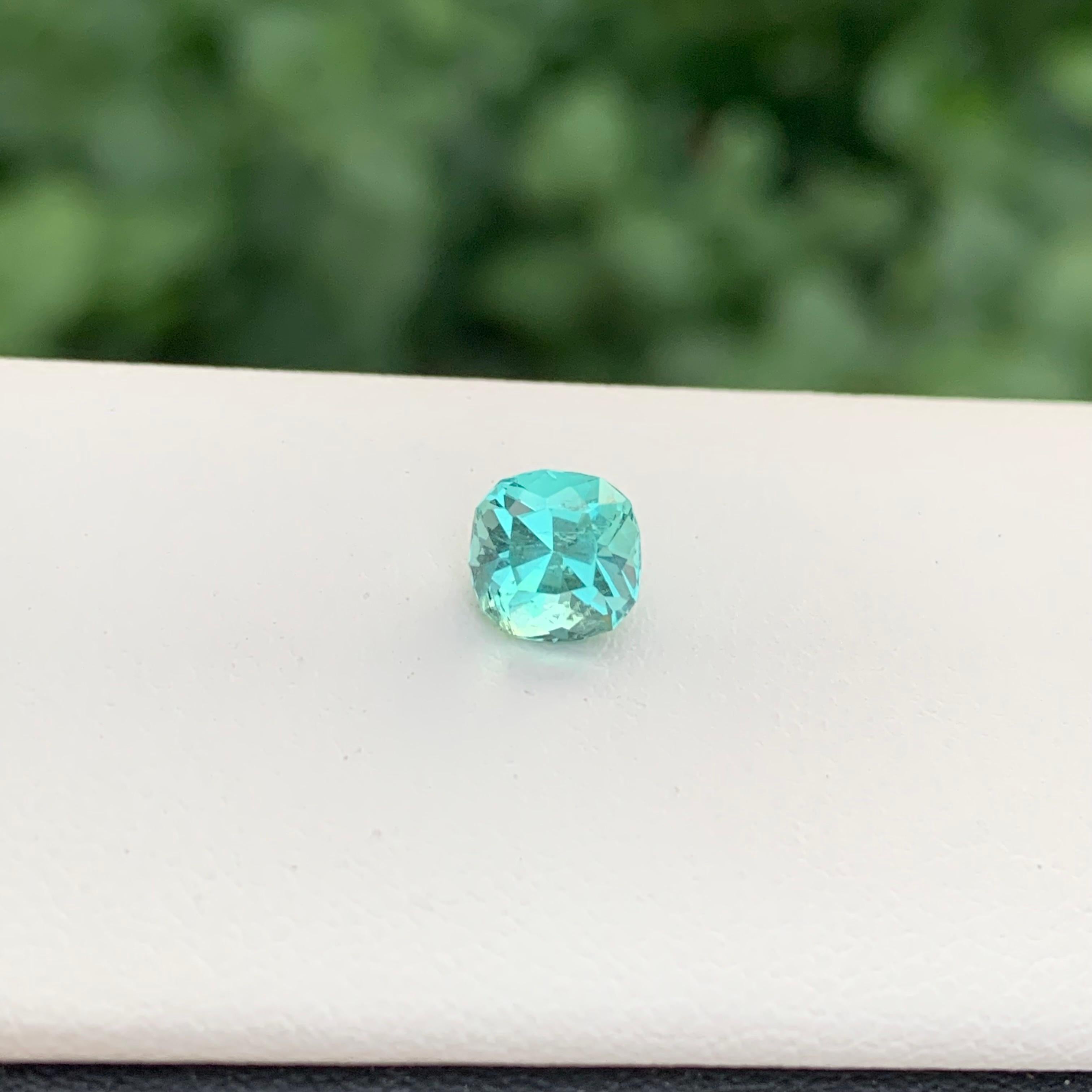 Adorable tourmaline naturelle en forme de coussin de 1,20 carat en vente 5
