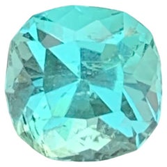 Adorable 1,20 Karat natürliche lose Seafoam Turmalin Kissen Form Edelstein