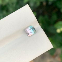 Adorable 1,75 Karat Natürliche Facettiert Bi Farbe Turmalin Kissen Form Edelstein
