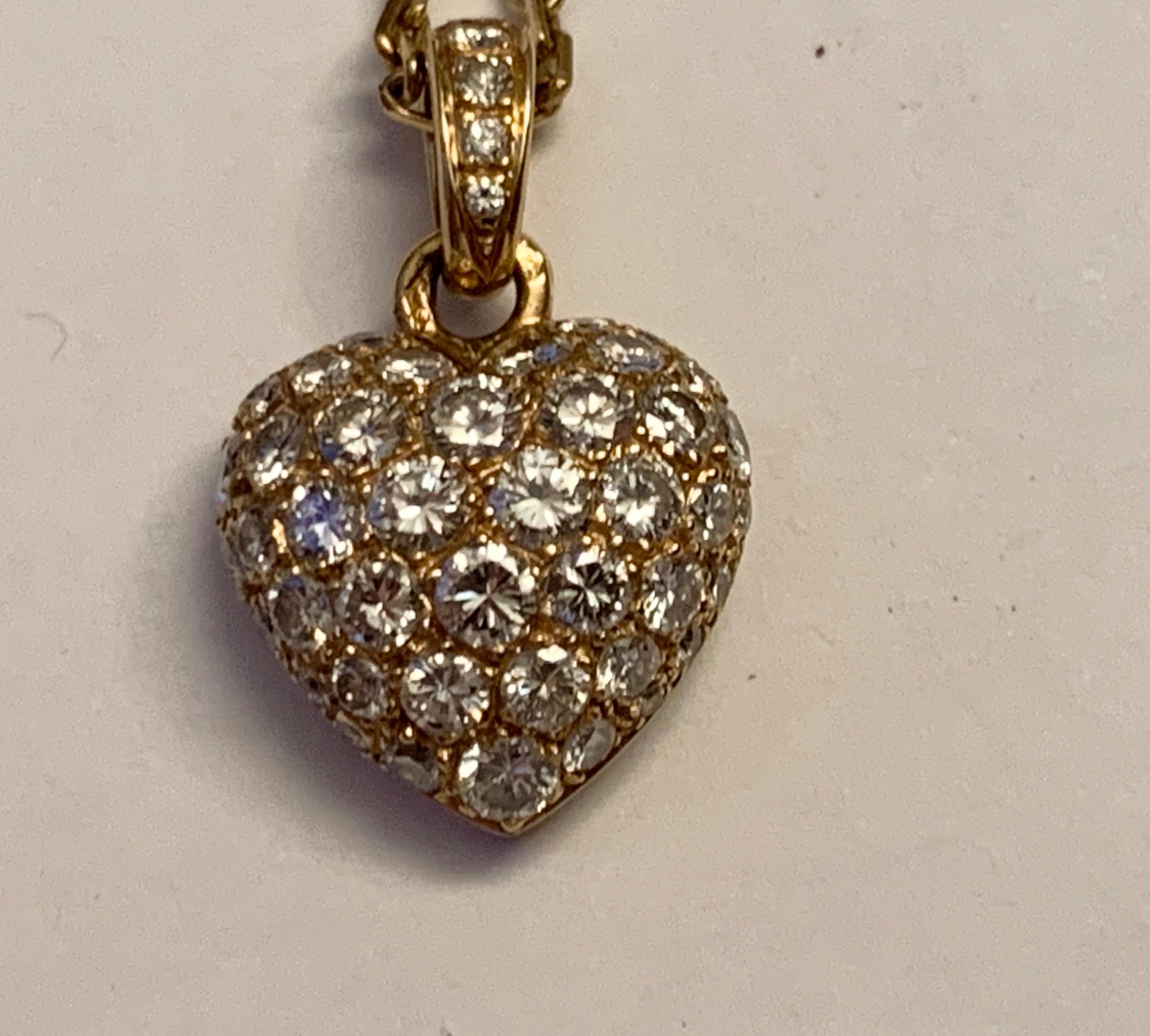 cartier heart necklace